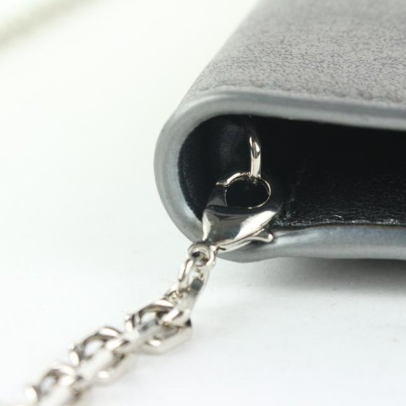 Dior Pewter Silver Chain Flap Crossbody Bag 292da5 - Picture 7 of 13